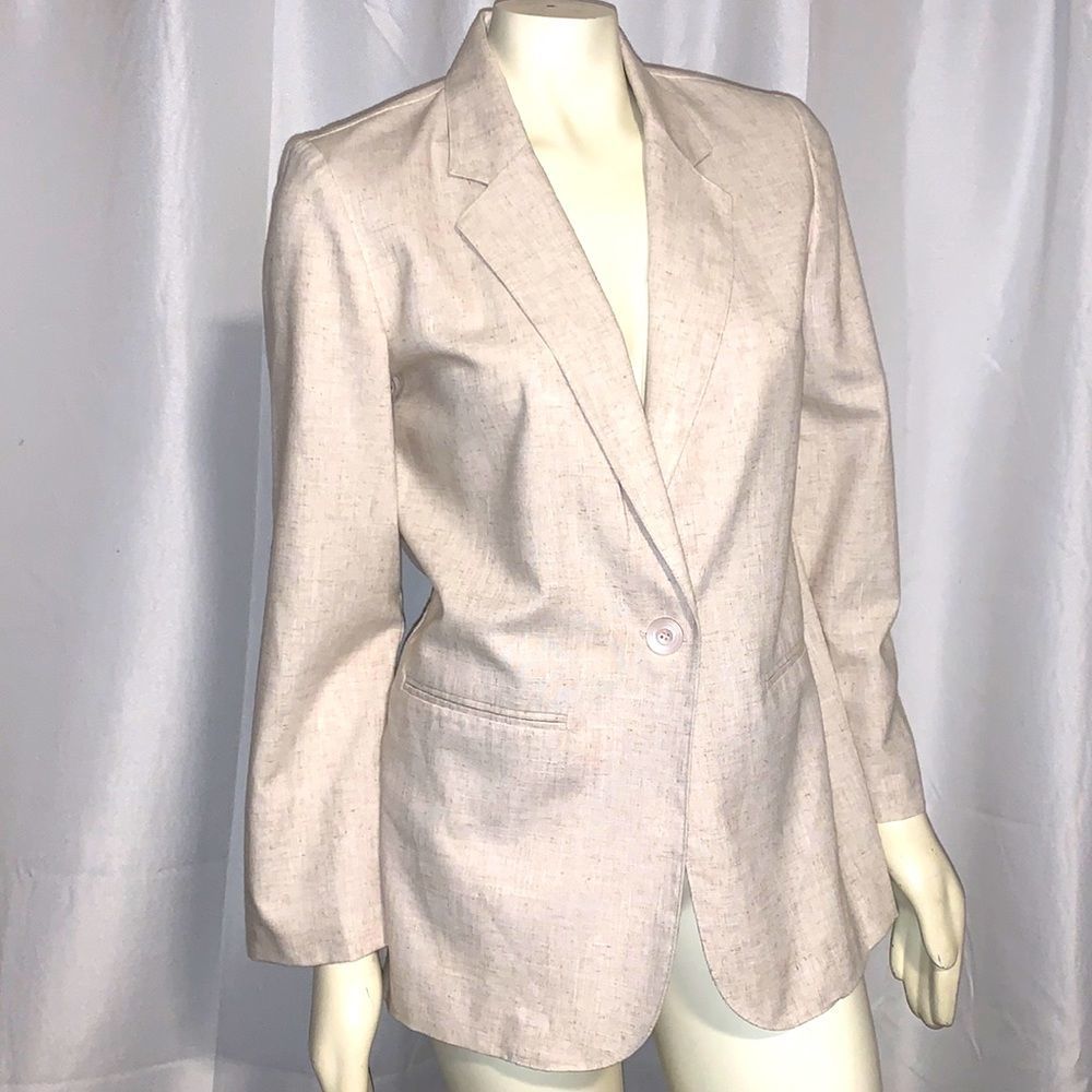 Oversized linen blazer size 8